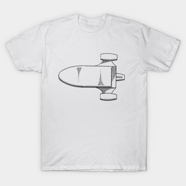 Ariel Toy Vintage Patent Hand Drawing T-Shirt by TheYoungDesigns